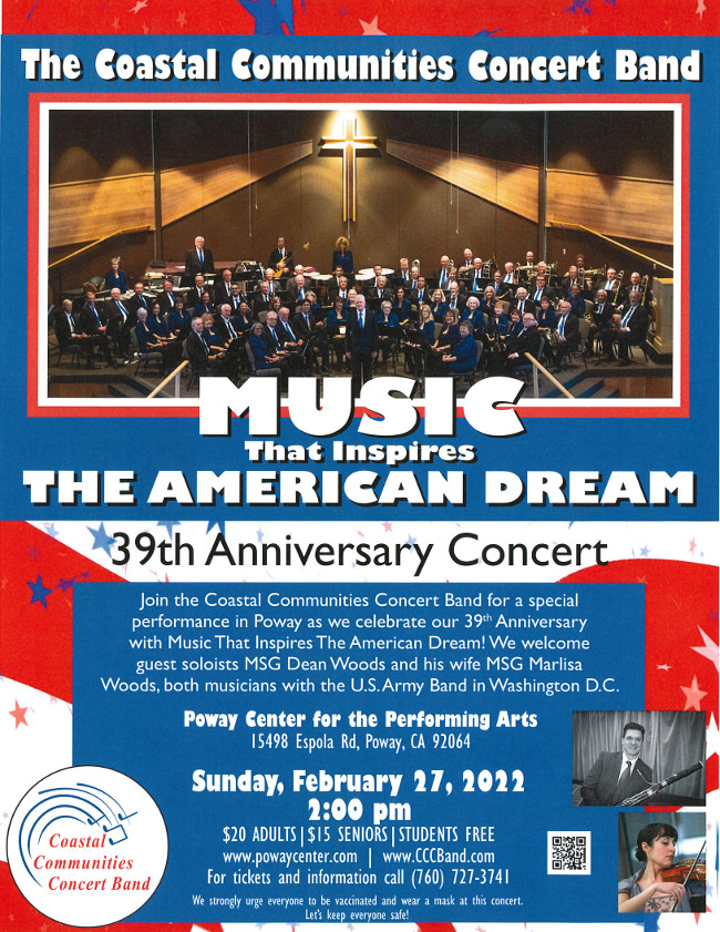 29th Anniversary Concert Flyer